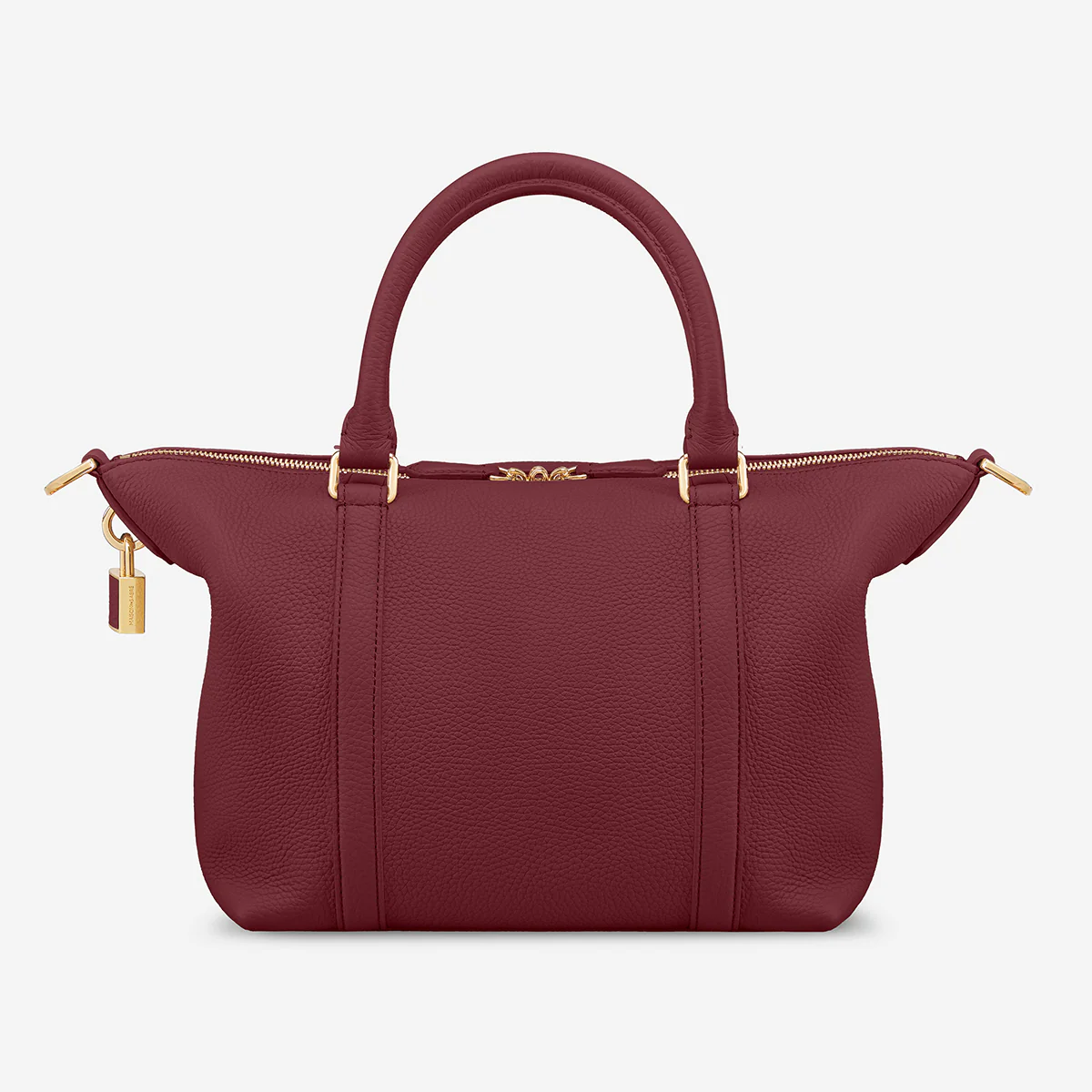 The Small Weekender - Plum Red - Image 6