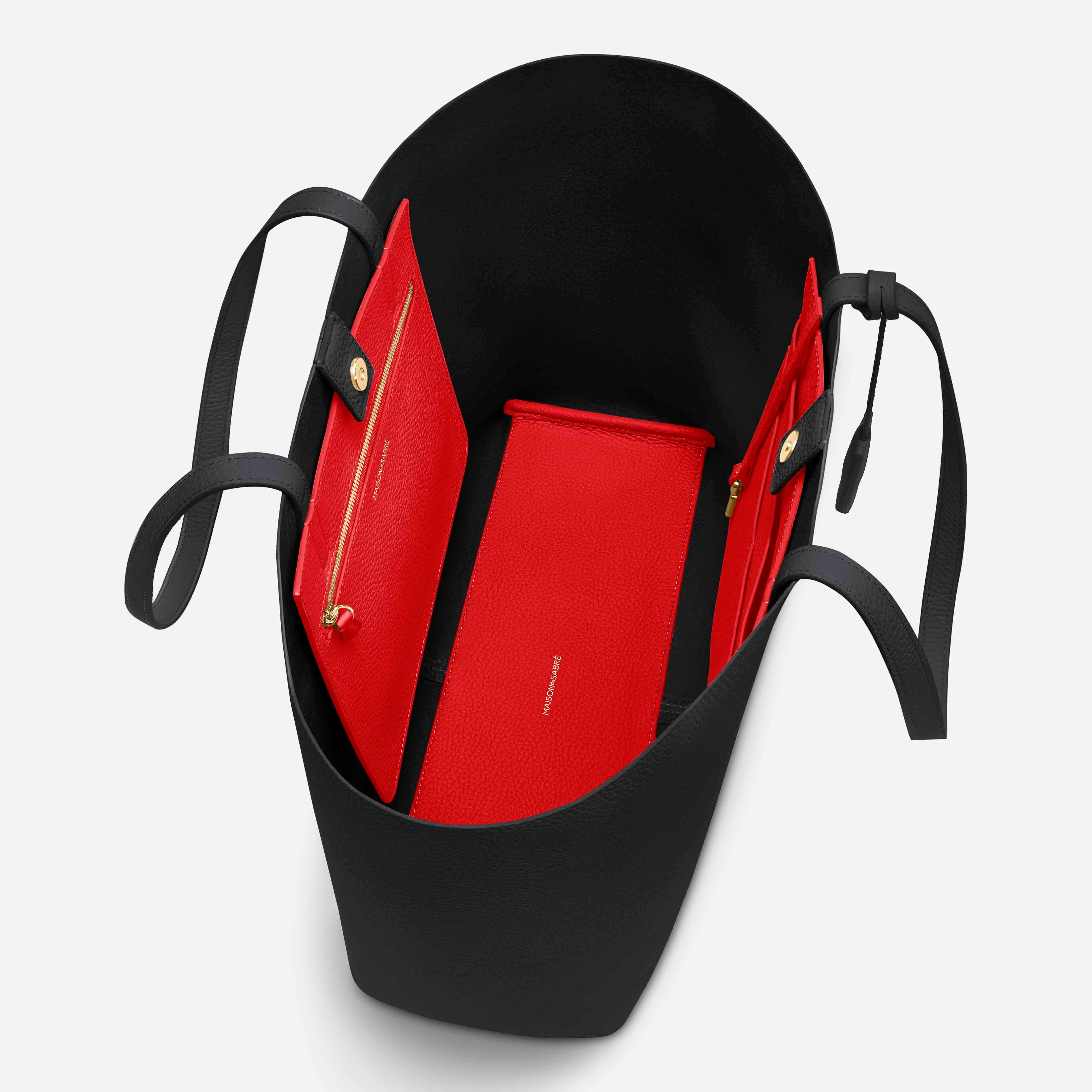 The Snap Soft Tote - Rouge Noir - Image 3
