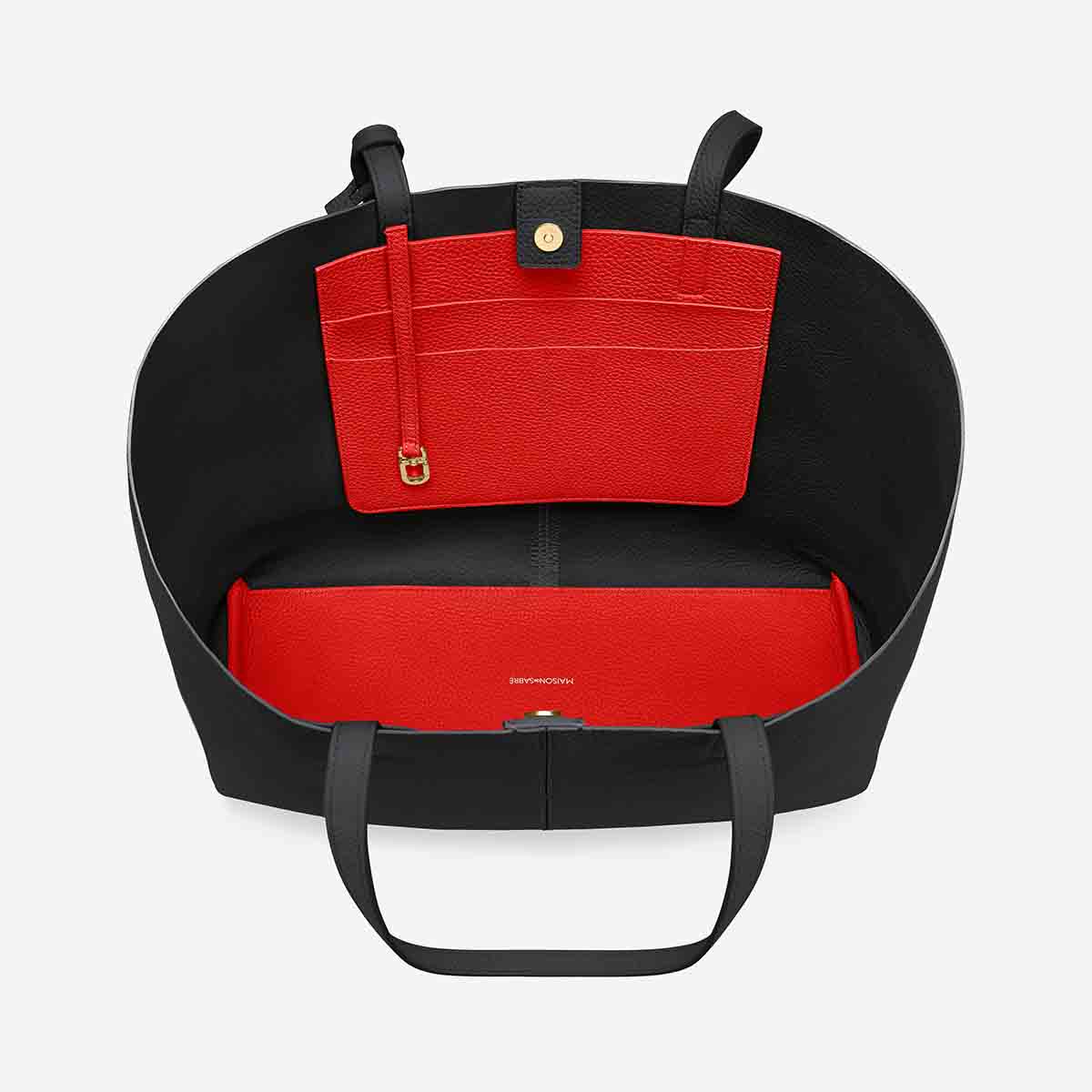 The Snap Soft Tote - Rouge Noir - Image 5