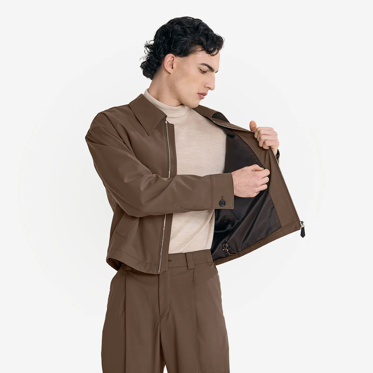 The Travel Uniform Jacket - Mocha - Image 13