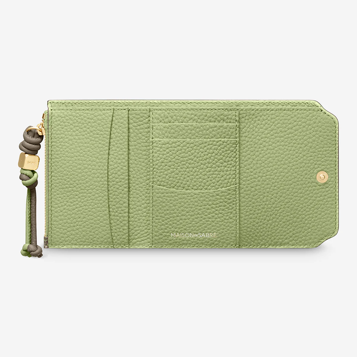 The Trifold Wallet - Cashmere Matcha - Image 5