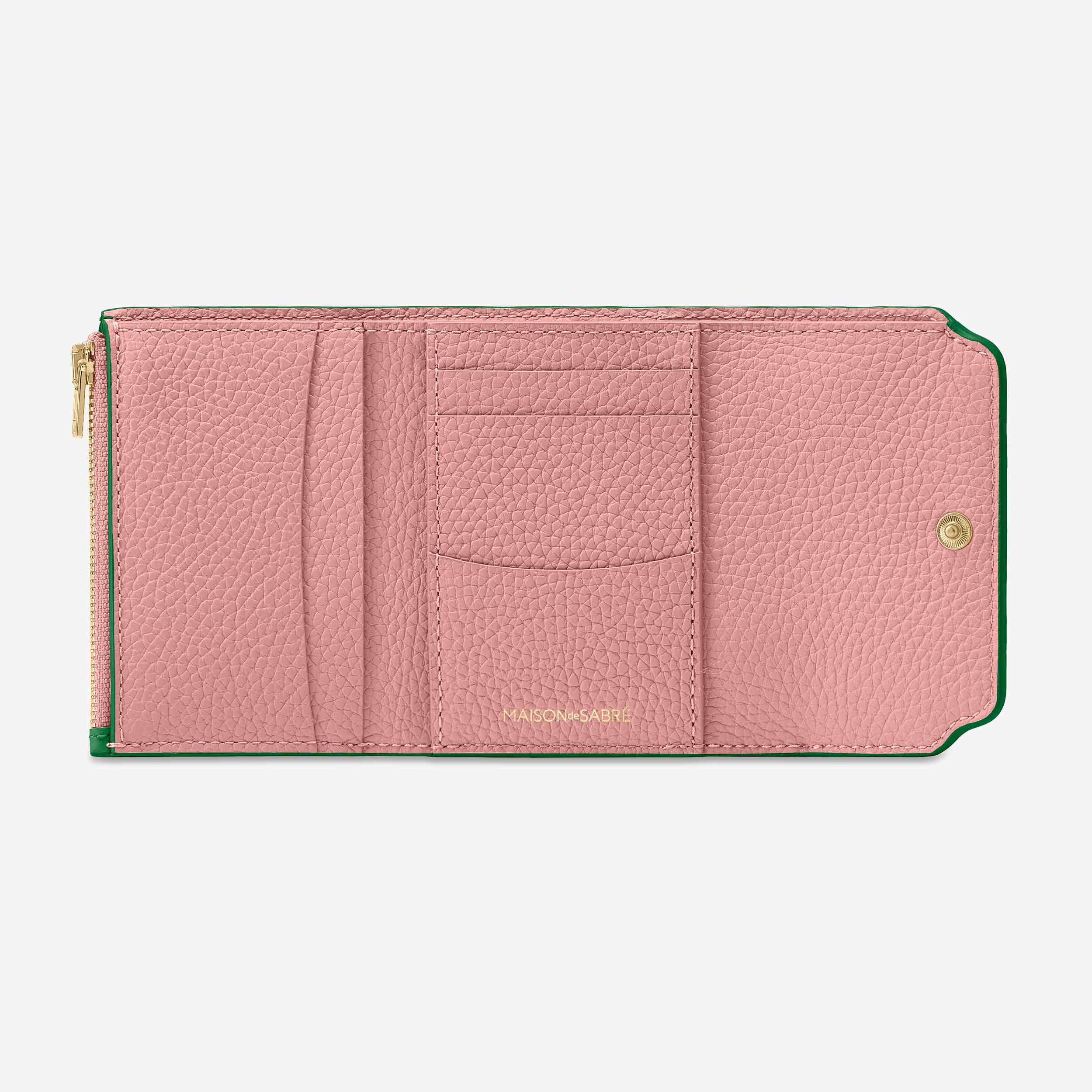 The Trifold Wallet - Emerald Lily - Image 3