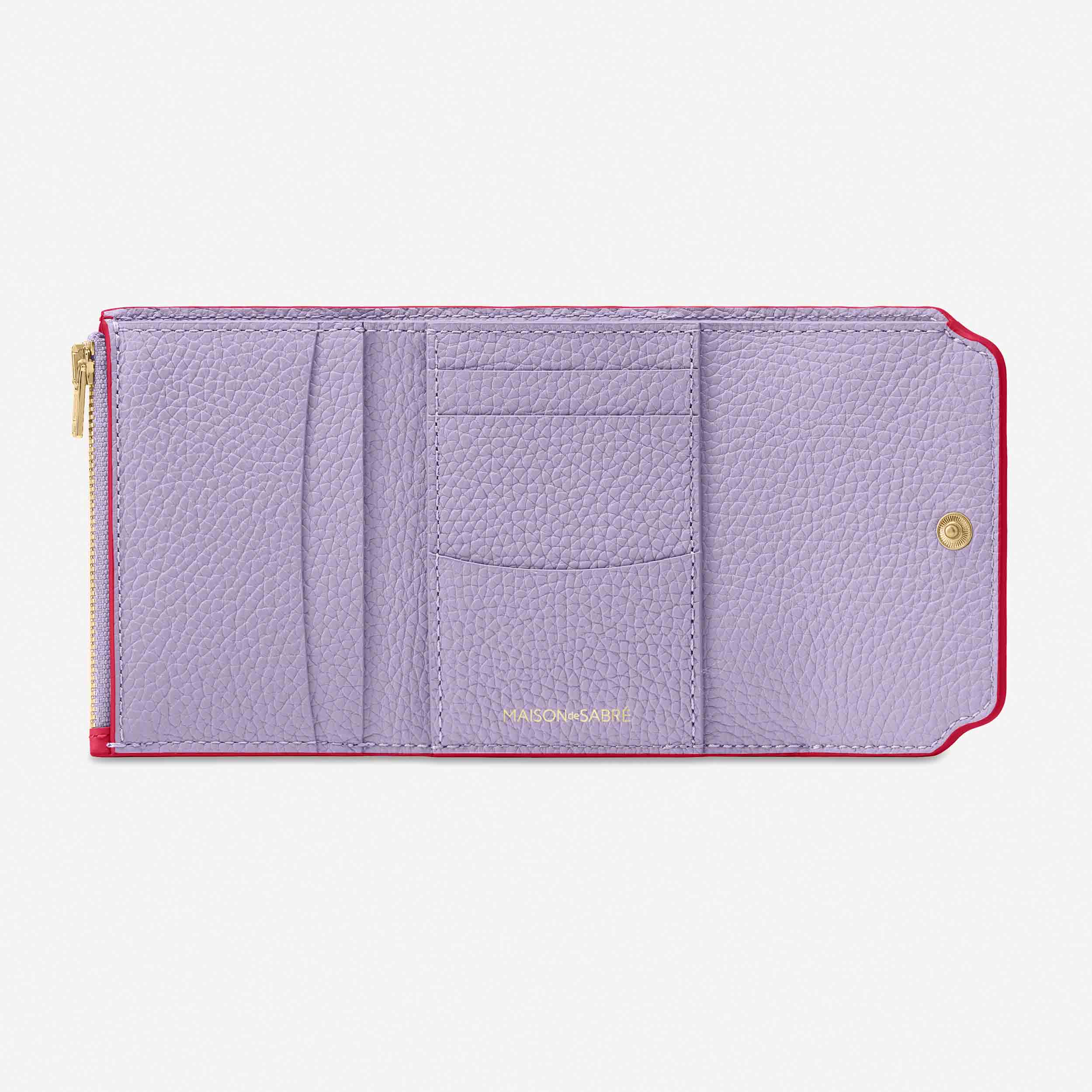 The Trifold Wallet - Fuchsia Lavender - Image 3