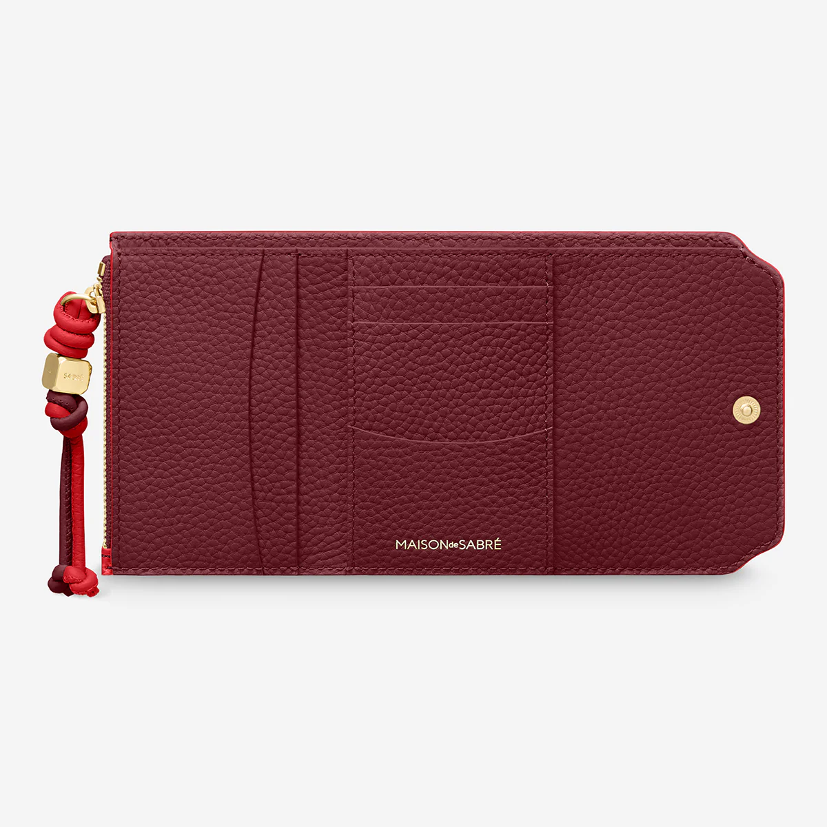 The Trifold Wallet - Pomegranate Plum - Image 5