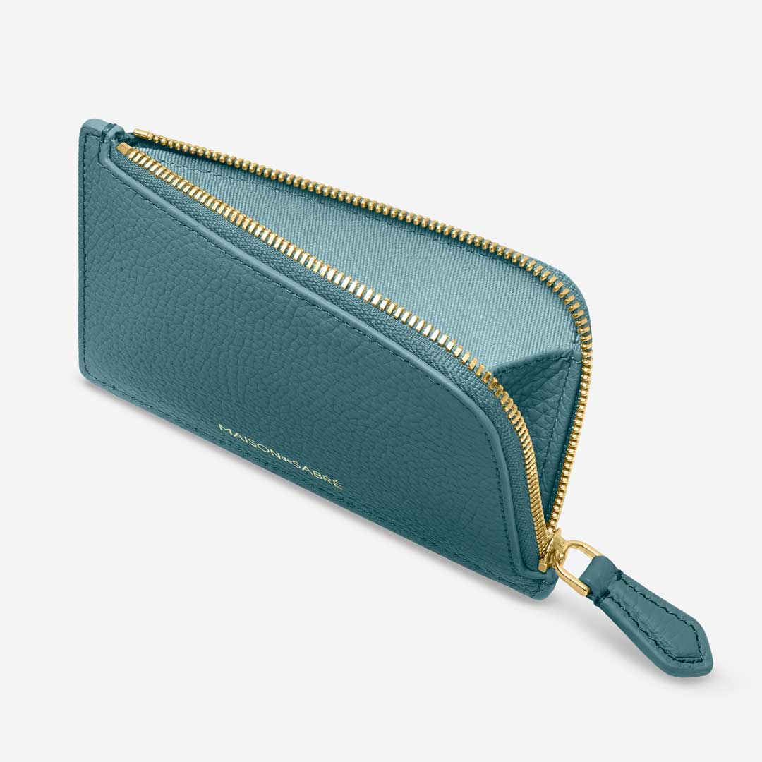 The Zip Card Holder - Bondi Blue - Image 3