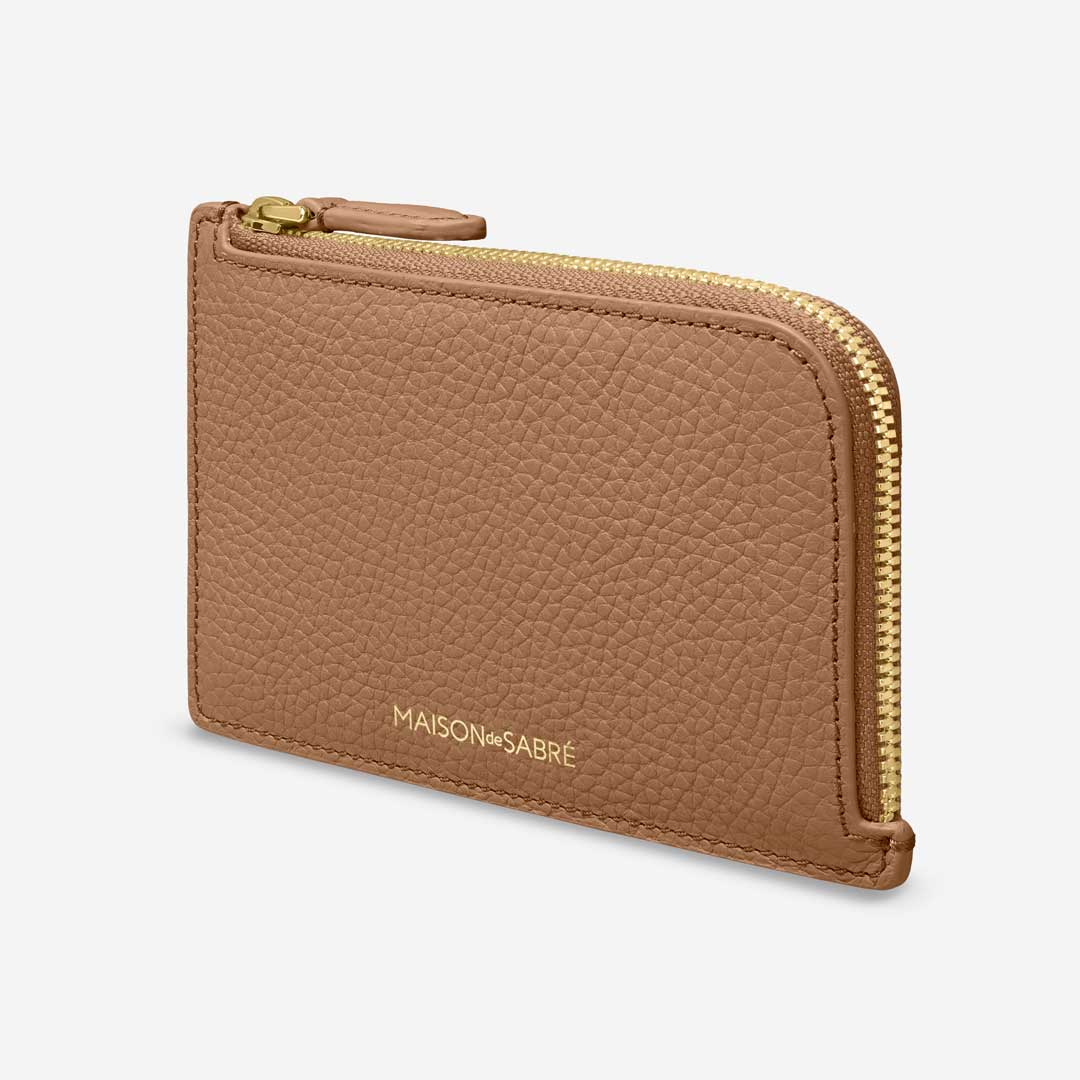 The Zip Card Holder - Sandstone Brown - Image 4