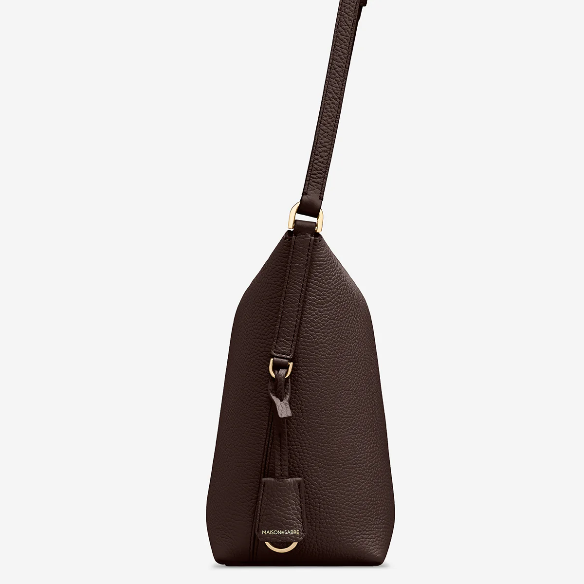 The Zipped Bucket Bag - Espresso Brown - Image 8