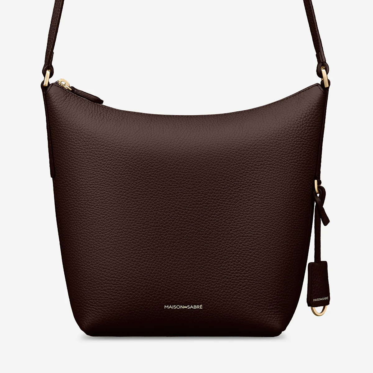 The Zipped Bucket Bag - Espresso Brown - Image 9