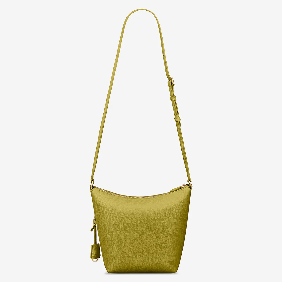 The Zipped Bucket Bag - Martini Green - Image 10