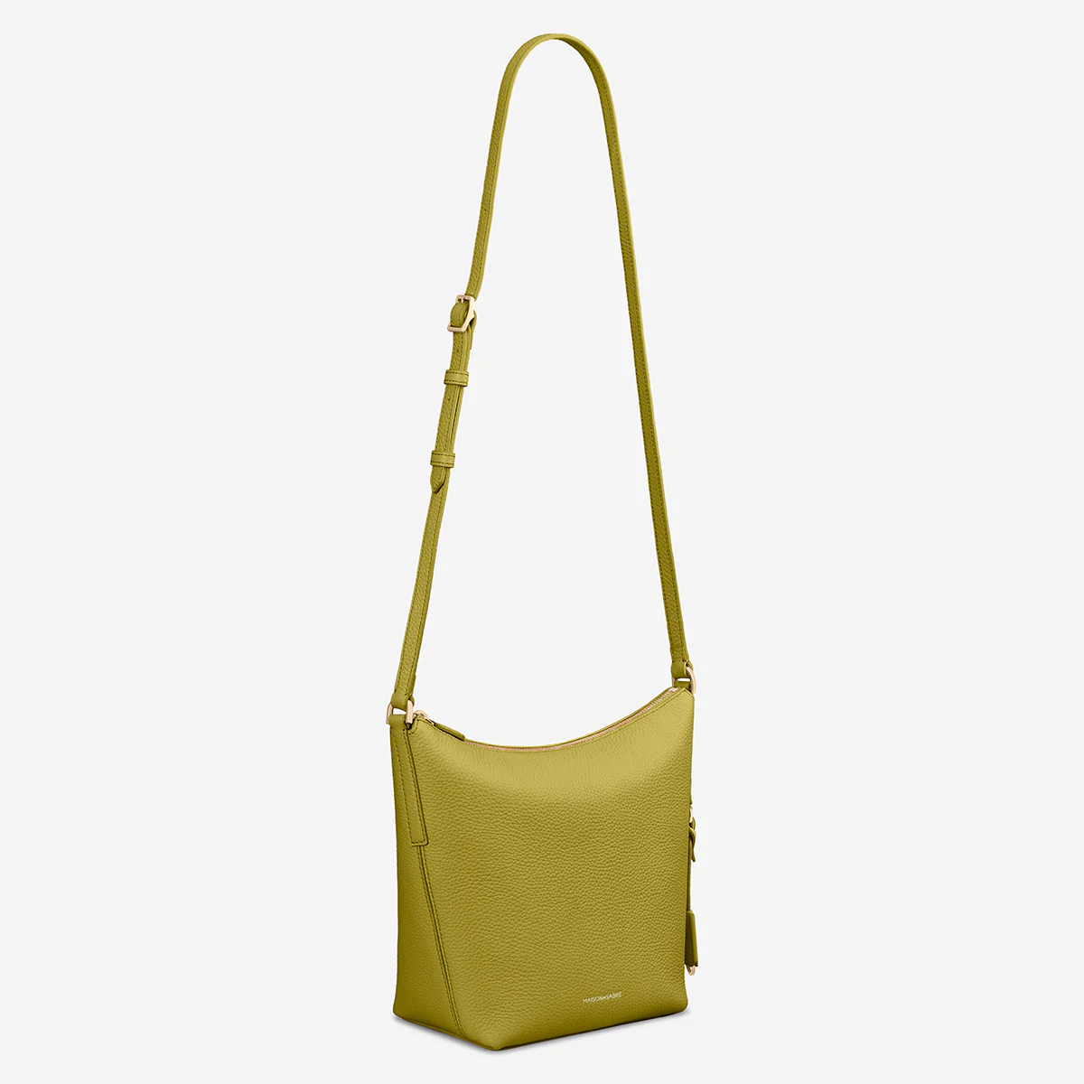 The Zipped Bucket Bag - Martini Green - Image 11