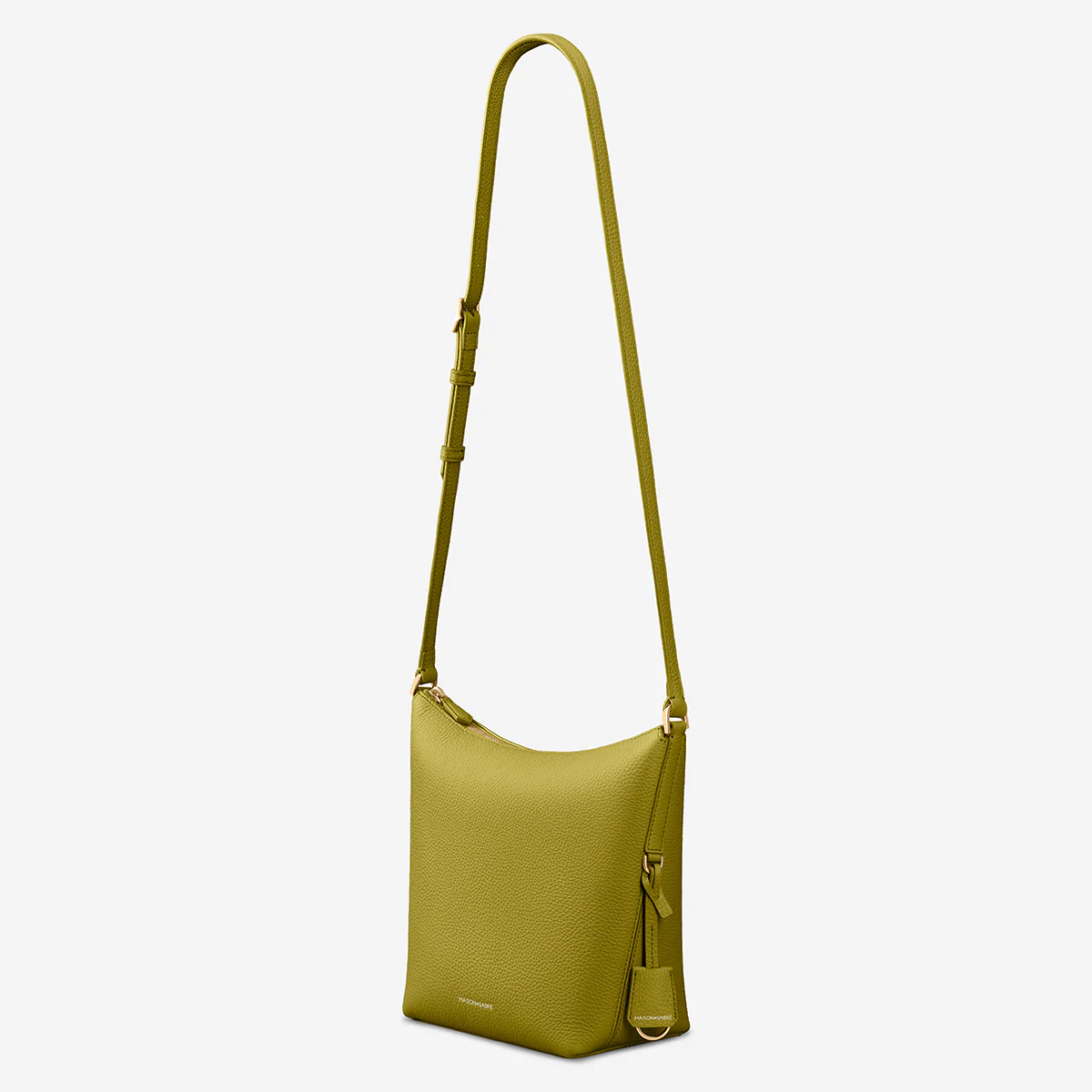 The Zipped Bucket Bag - Martini Green - Image 6