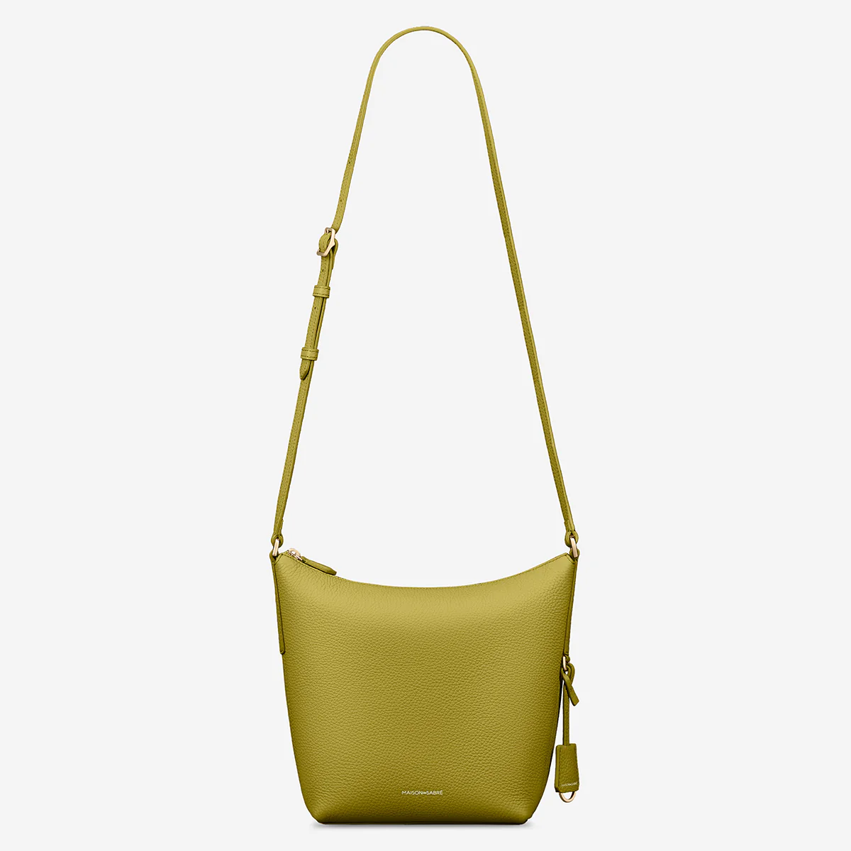 The Zipped Bucket Bag - Martini Green - Image 7
