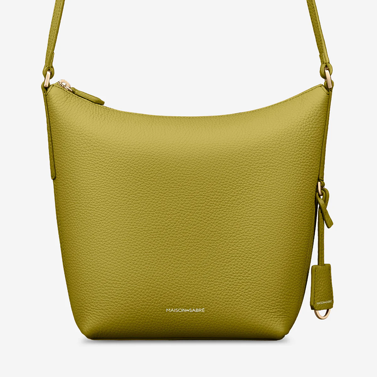 The Zipped Bucket Bag - Martini Green - Image 9