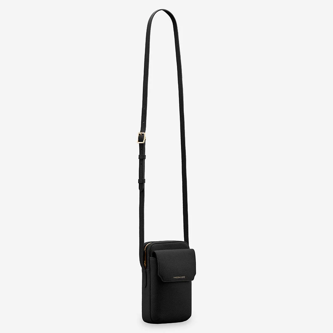 The Zipped Phone Pouch - Black Caviar - Image 6
