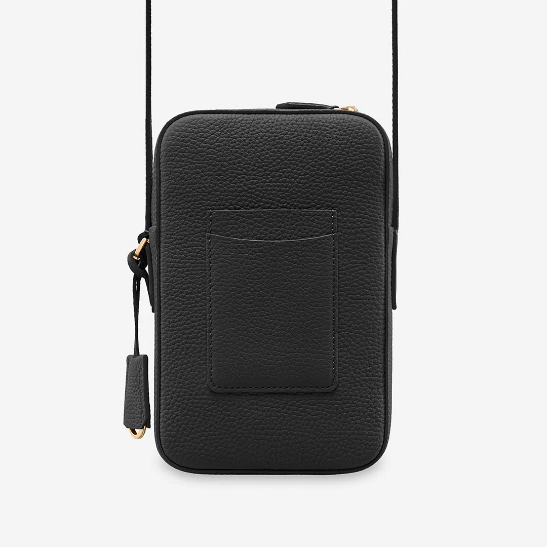 The Zipped Phone Pouch - Black Caviar - Image 7