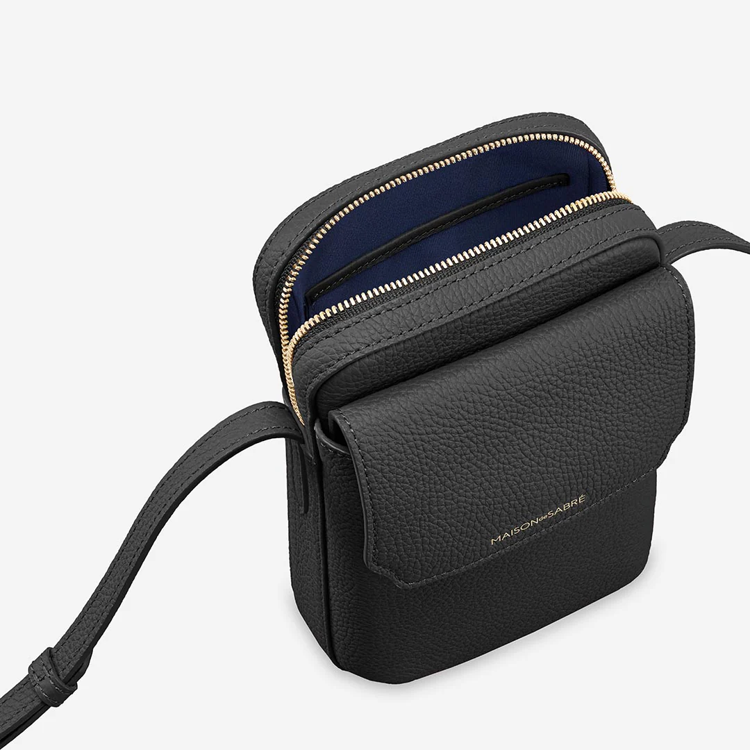The Zipped Phone Pouch - Black Caviar - Image 8