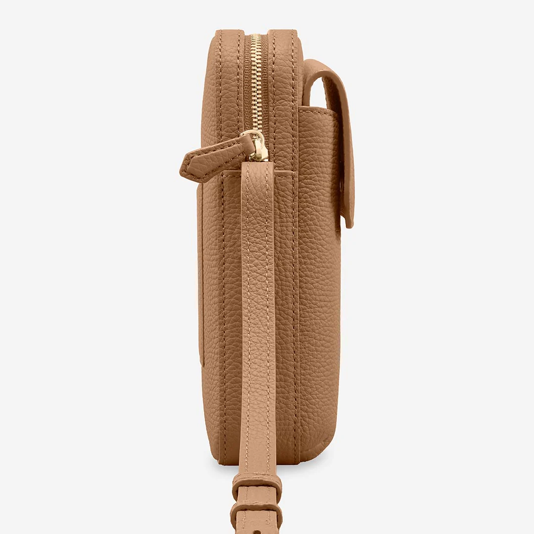 The Zipped Phone Pouch - Sandstone Brown - Image 5