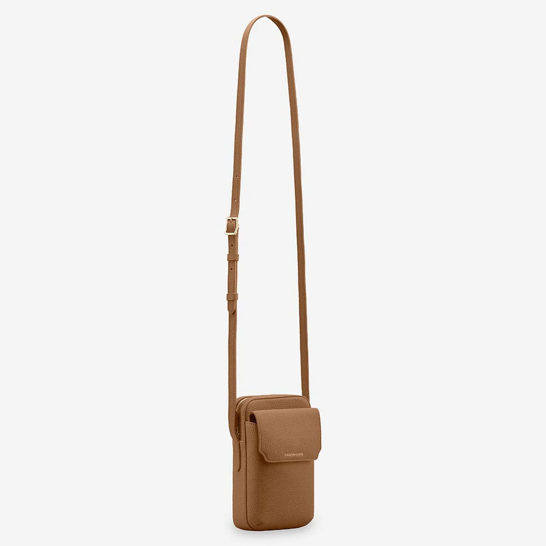 The Zipped Phone Pouch - Sandstone Brown - Image 6
