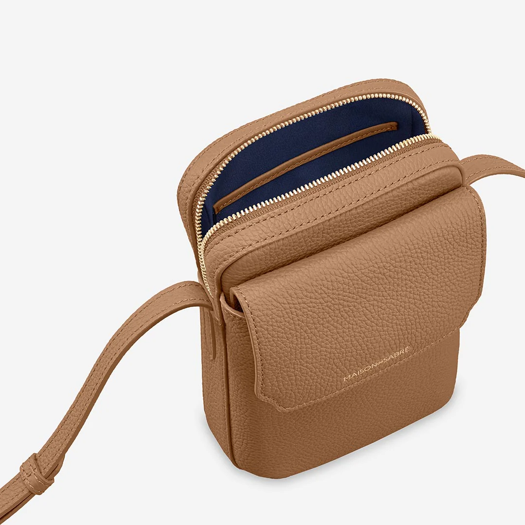 The Zipped Phone Pouch - Sandstone Brown - Image 8