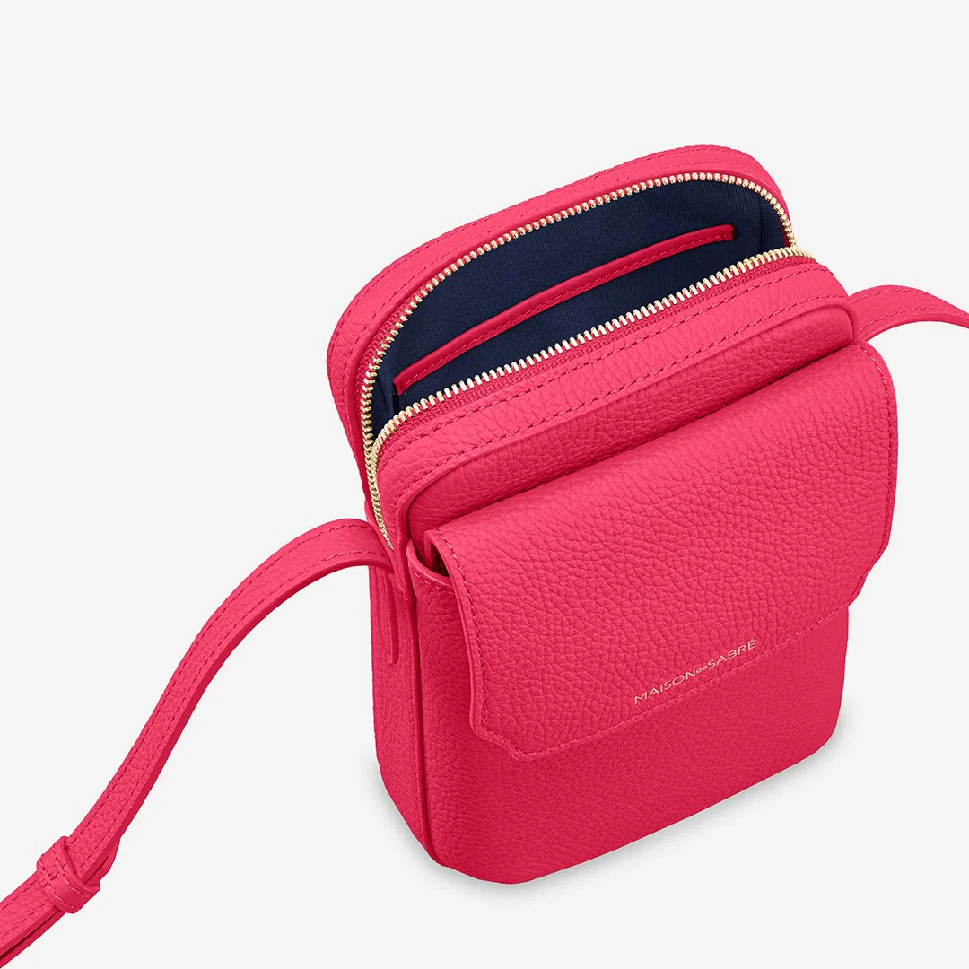 The Zipped Phone Pouch - Shibuya Fuchsia - Image 8