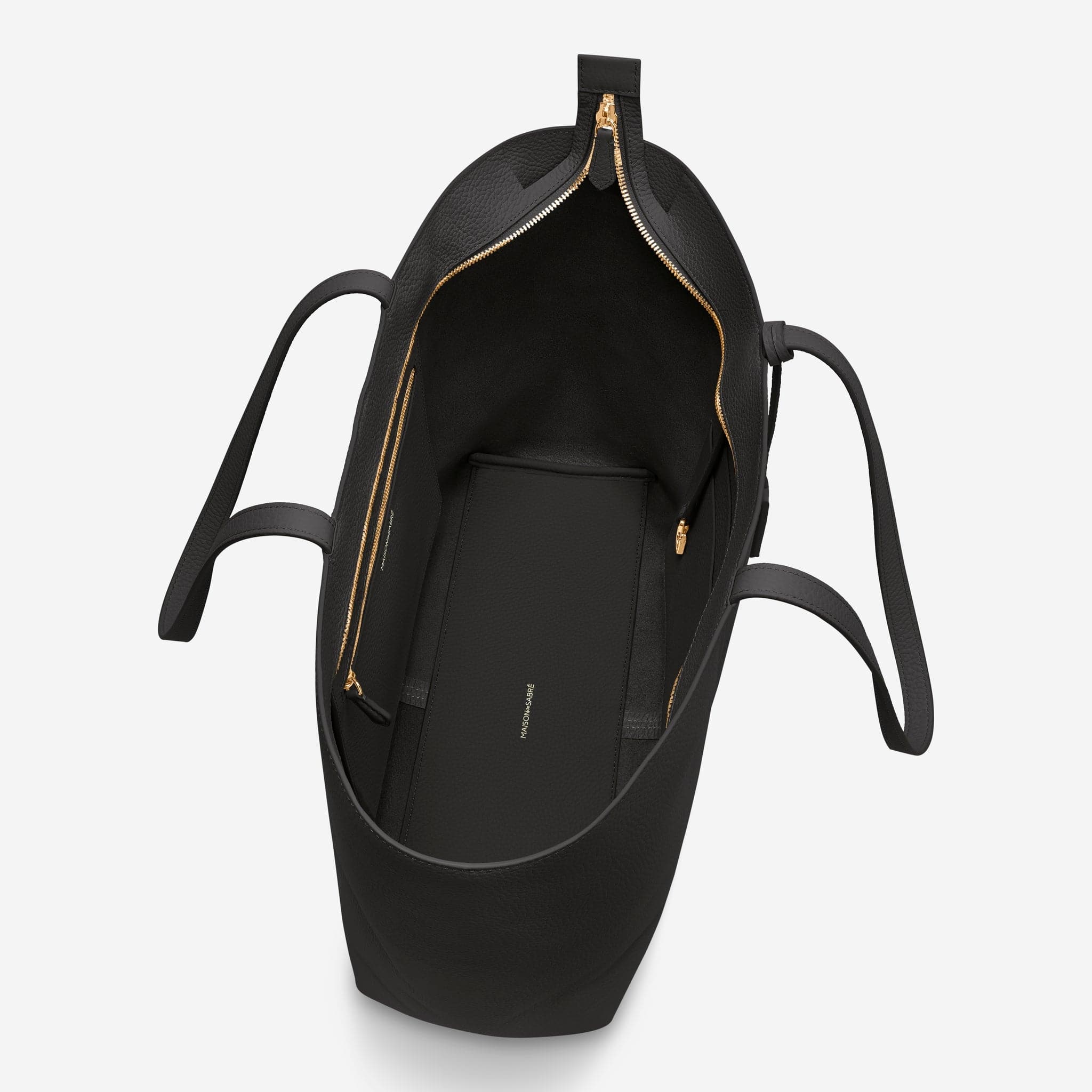 The Zipped Soft Tote - Black Caviar - Image 3