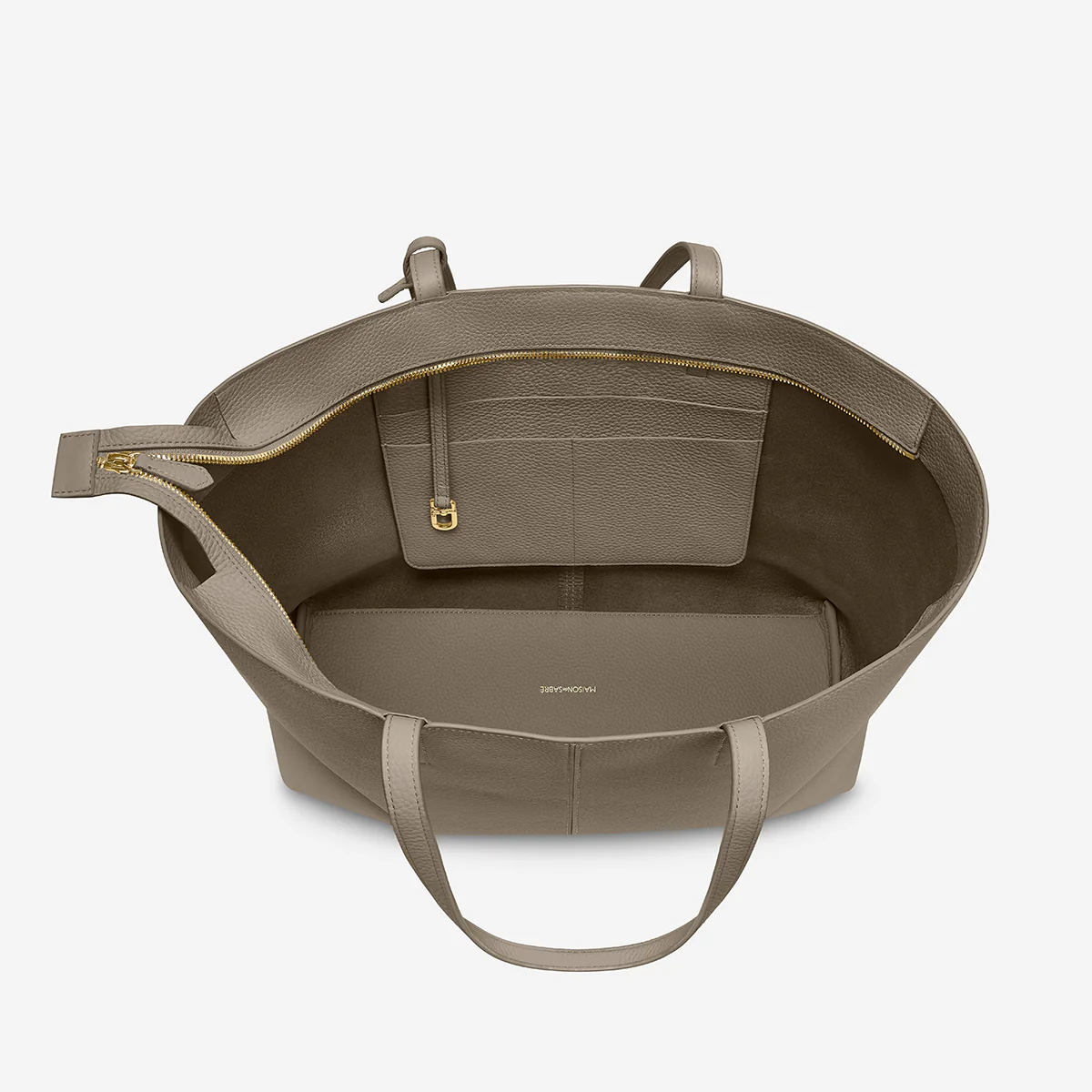 The Zipped Soft Tote - Cashmere Clay - Image 4