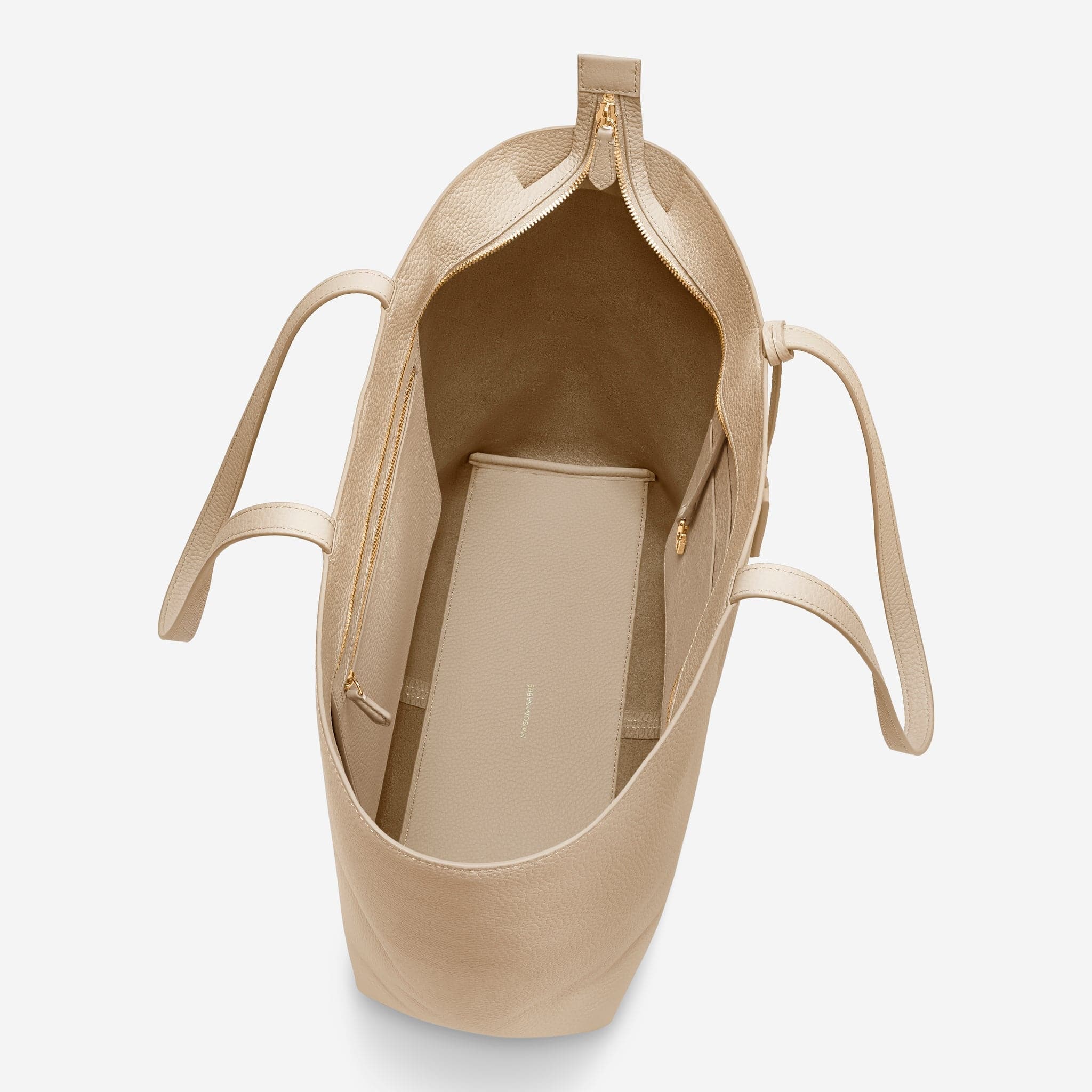 The Zipped Soft Tote - Saharan Nude - Image 3