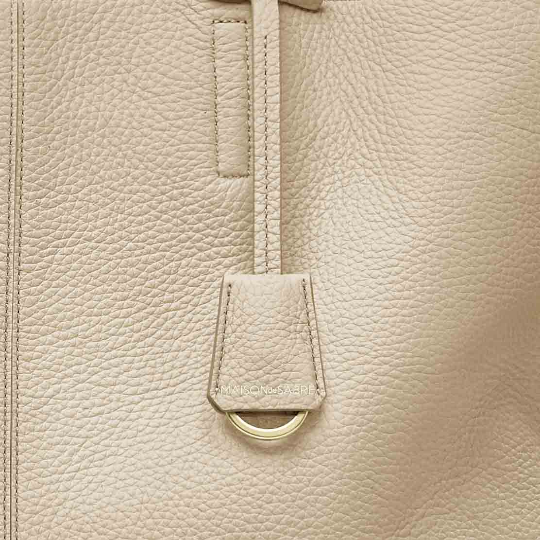 The Zipped Soft Tote - Saharan Nude - Image 4