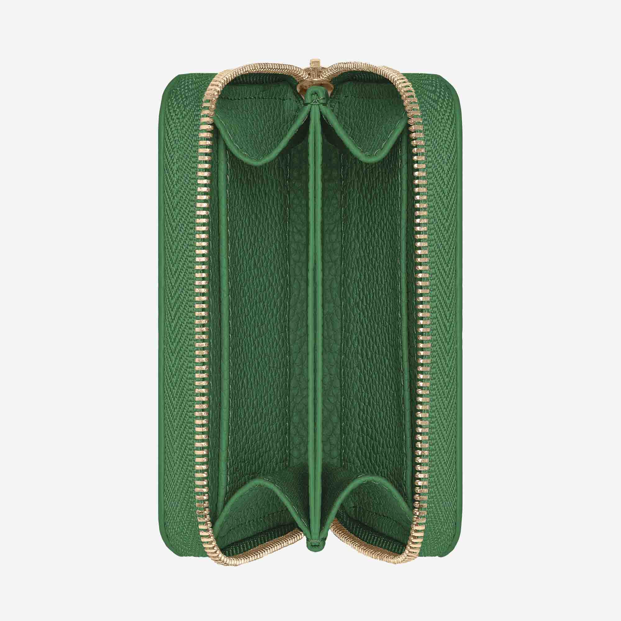 Zipped Wallet - Emerald Green - Image 5
